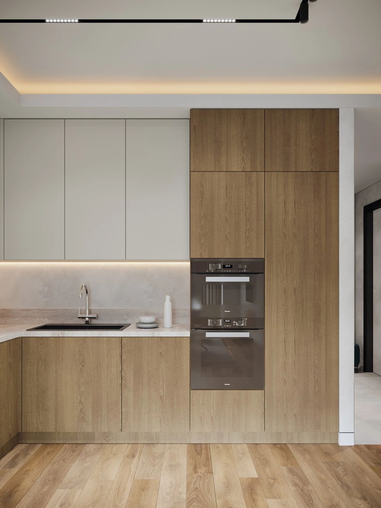 现代素雅风格室内设计家装案例-厨房